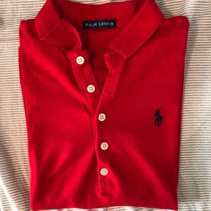 Red Ralph Lauren Women’s Polo size Xs